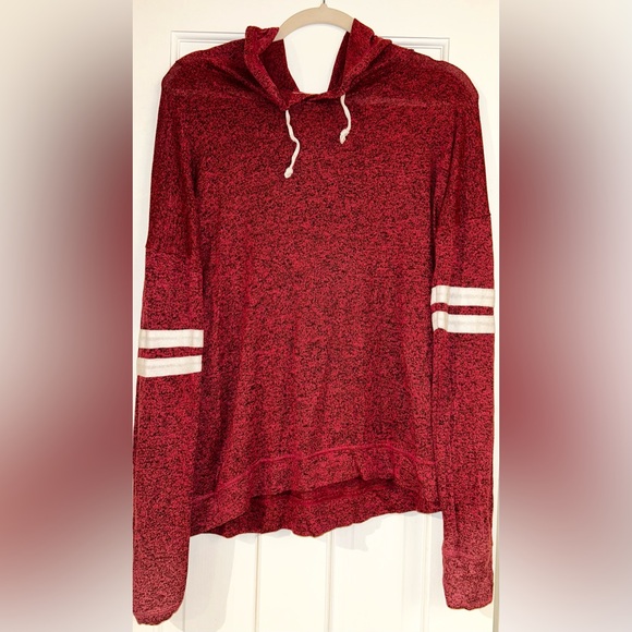 SO Tops - SO Cozy Tee Shirt Material Hoodie